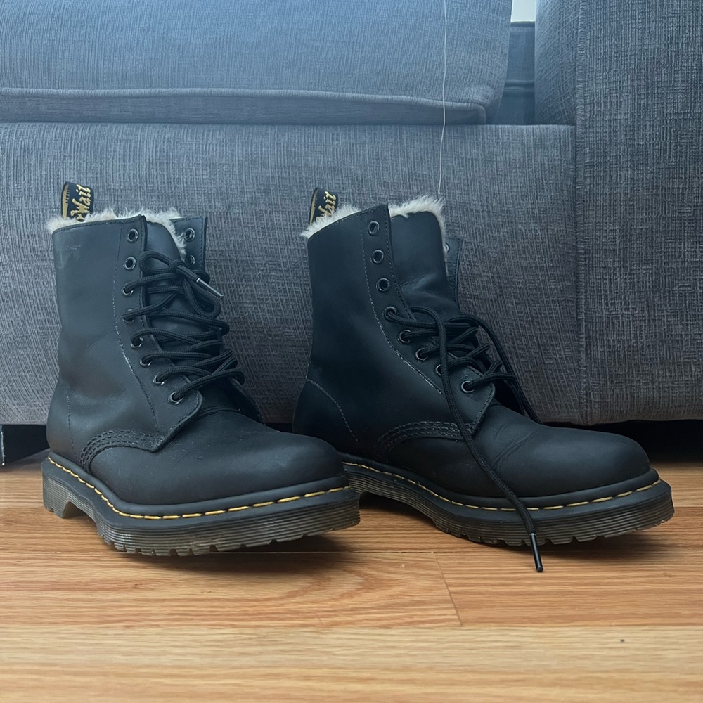 Dr. Martens Black Lace Up Boots